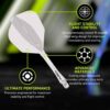 Billaresbalsalobre Plumas Winmau Darts Fusion Transparente Short 22-64mm N6 - Imagen 3
