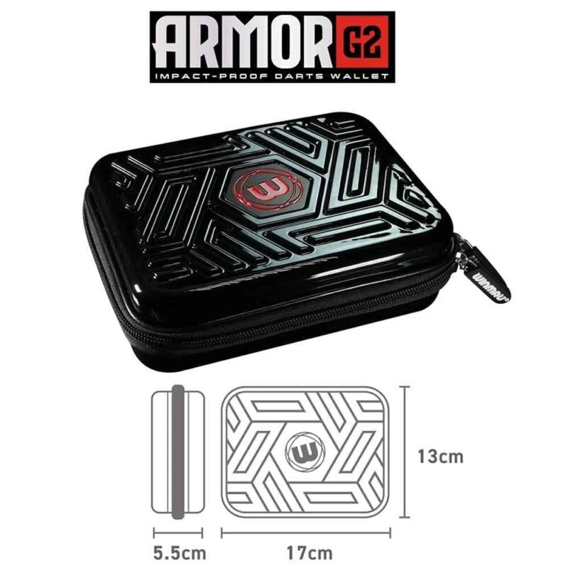 Billaresbalsalobre Funda Dardos Winmau Armor G2 Negra 8343 - Imagen 4