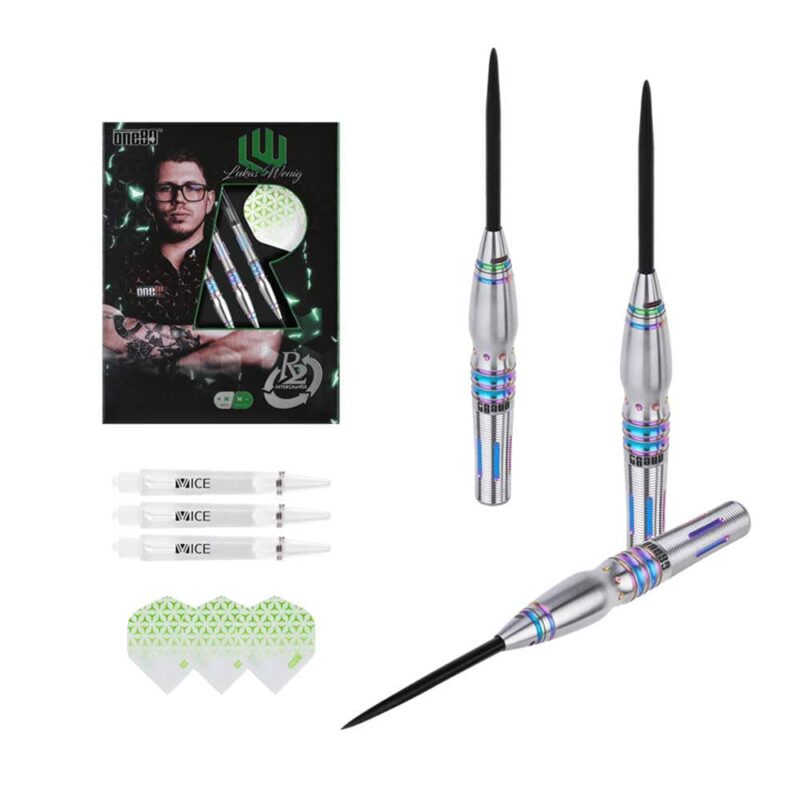 Billaresbalsalobre Dardos One80 Lukas Wenig V2 R2 22g 90% 9620 - Imagen 5