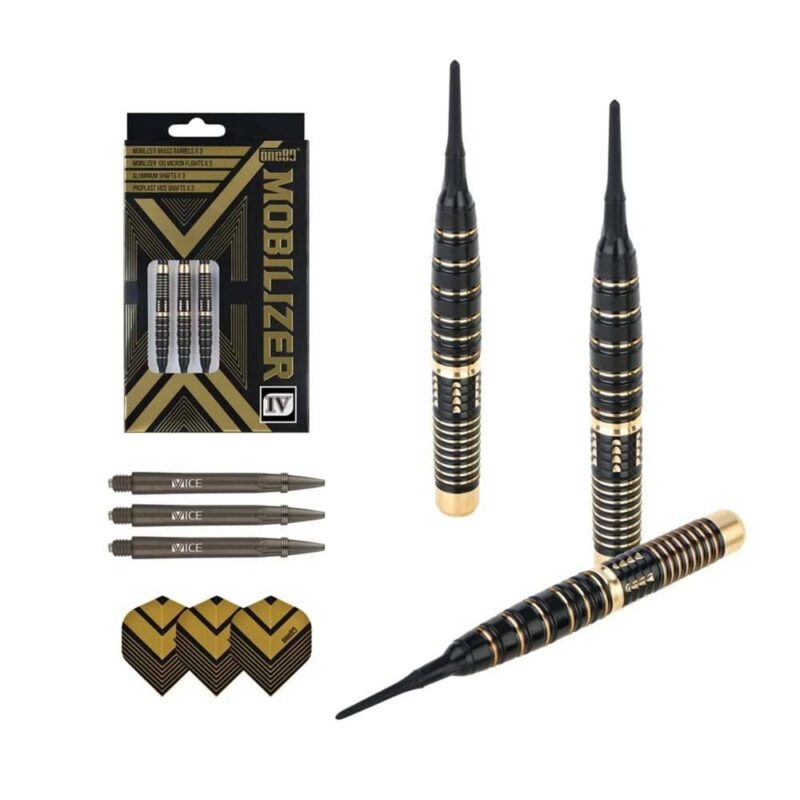 Billaresbalsalobre Dardos One80 Mobilizer 04 Laton 18g  6440 - Imagen 3