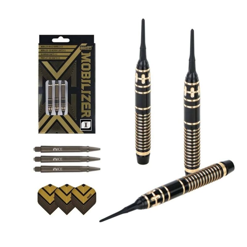 Billaresbalsalobre Dardos One80 Mobilizer 01 Laton 18g  6434 - Imagen 3