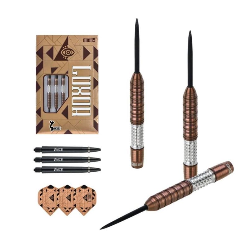 Billaresbalsalobre Dardos One80 Luxor Zeta Steel Tip 90% 21gr 9520 - Imagen 3