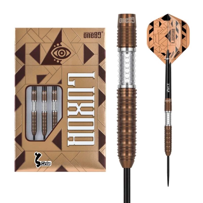 Billaresbalsalobre Dardos One80 Luxor Zeta Steel Tip 90% 23gr 9521 - Imagen 5
