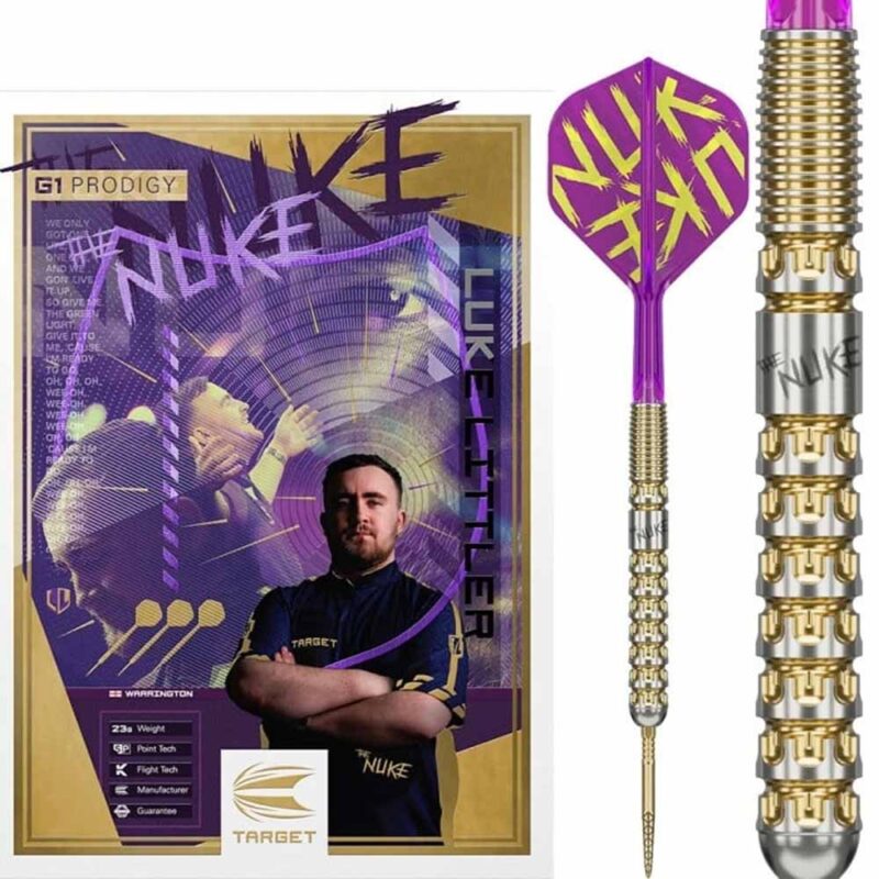 Billaresbalsalobre Dardos Target Darts Luke Littler G1 Prodigy Swiss Point 90% 24g 190481 - Imagen 6