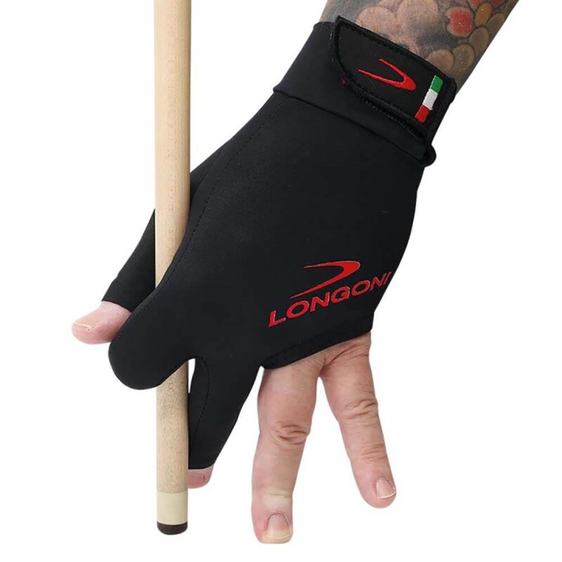 Billaresbalsalobre Guante Billar Longoni Black Fire 3.0 M Diestro 12241 - Imagen 3