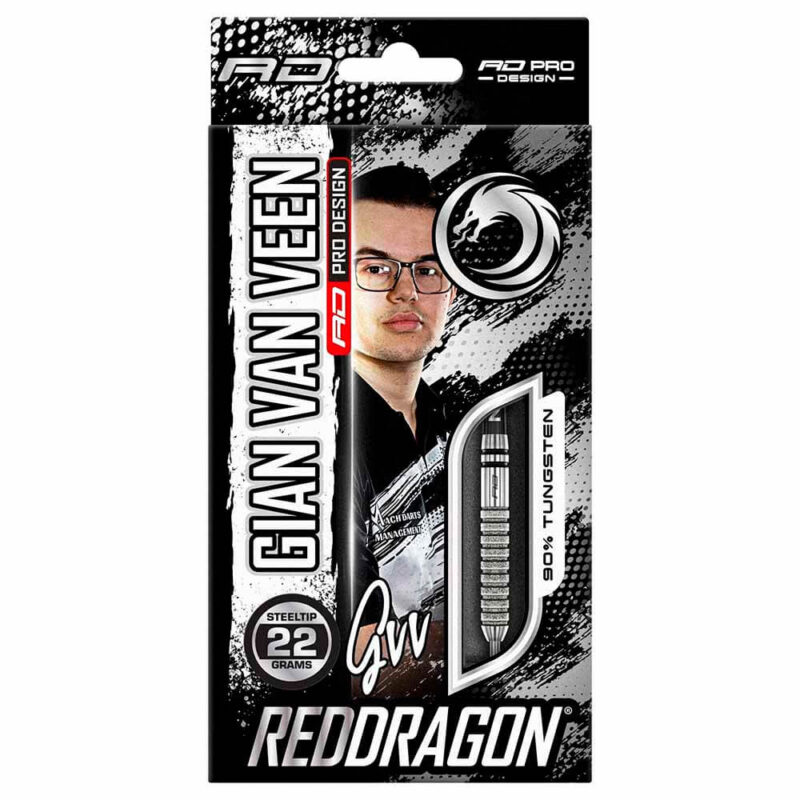 Billaresbalsalobre Dardos Red Dragon Gian van Veen Tour Edition 90% 22gr RDD2732 - Imagen 6