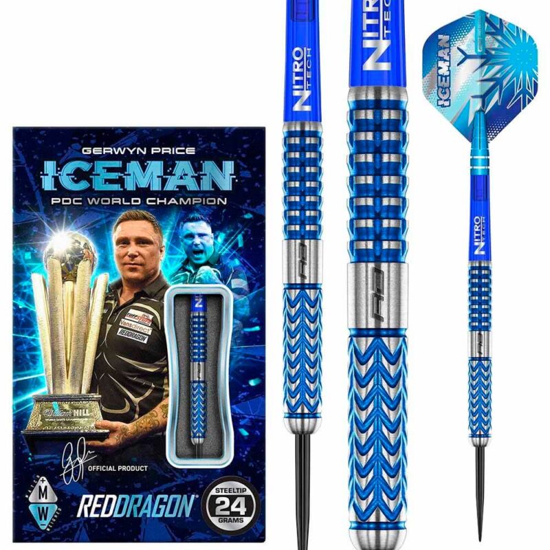 Billaresbalsalobre Dardos Red Dragon Gerwyn Price Glacier 90% 22gr RDD2801 - Imagen 6