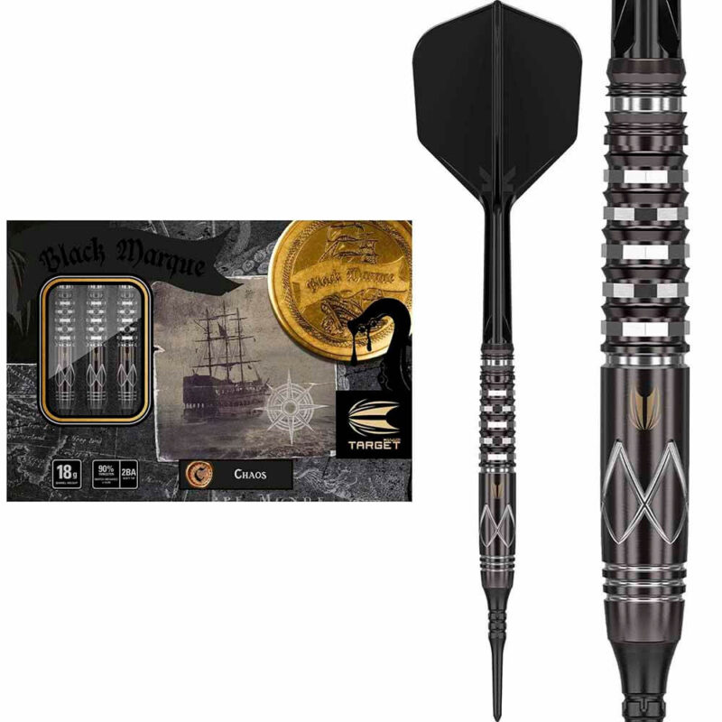 Billaresbalsalobre Dardos Target Japan Black Marque Chaos 90% 18g 210360 - Imagen 4