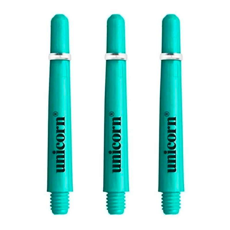 Billaresbalsalobre Cañas Unicorn Darts Gripper 4 PC Teal Neon 35mm  79192 - Imagen 3