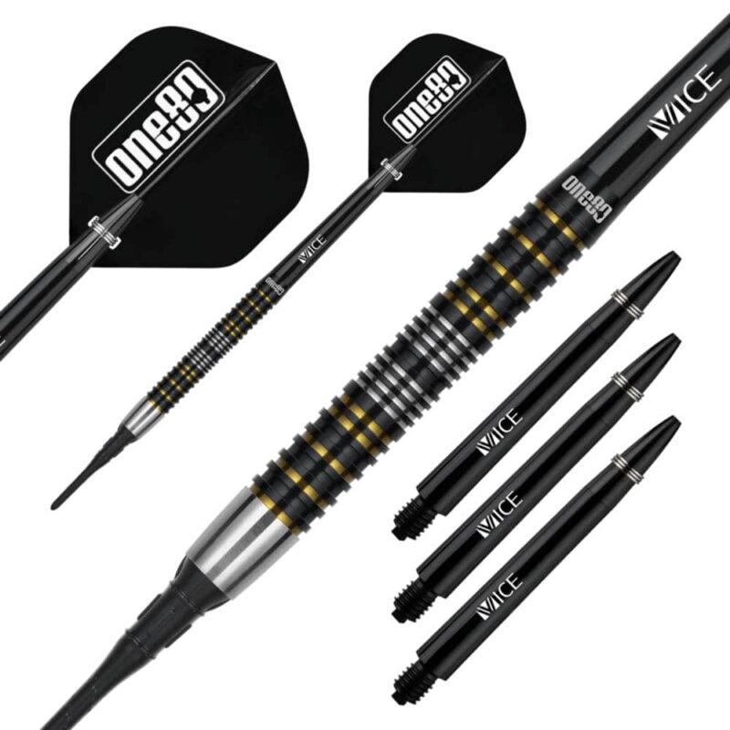 Billaresbalsalobre Dardos One80 Tengku Shah Sabertooth Soft 18gr 90% 9612 - Imagen 2