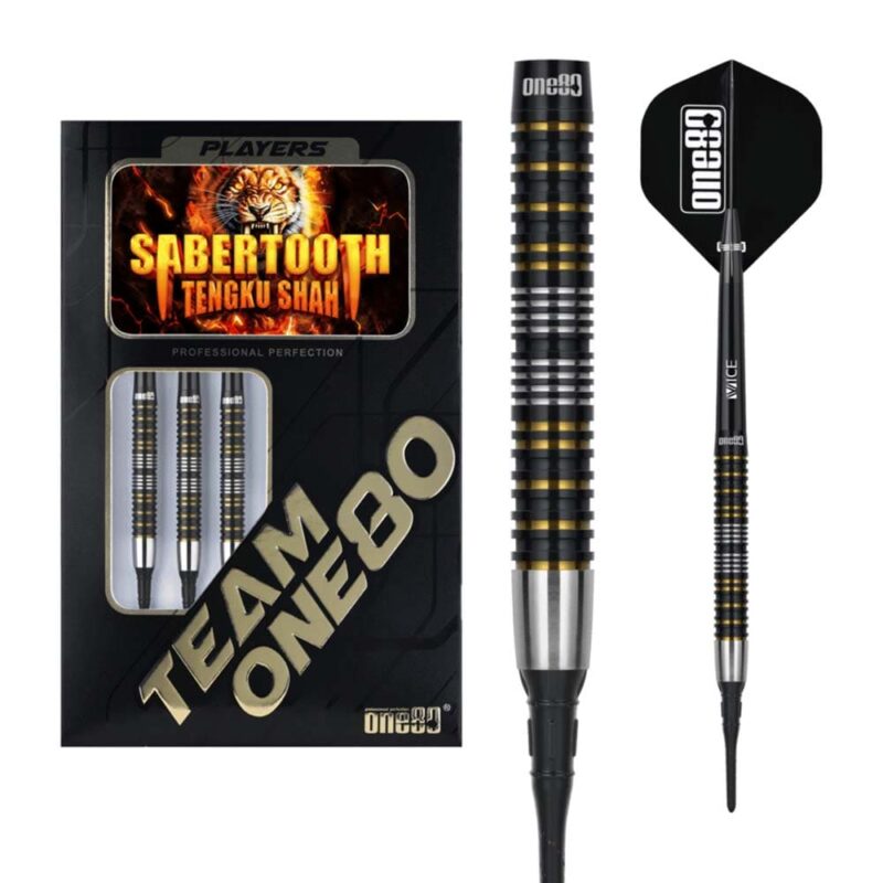 Billaresbalsalobre Dardos One80 Tengku Shah Sabertooth Soft 18gr 90% 9612 - Imagen 8