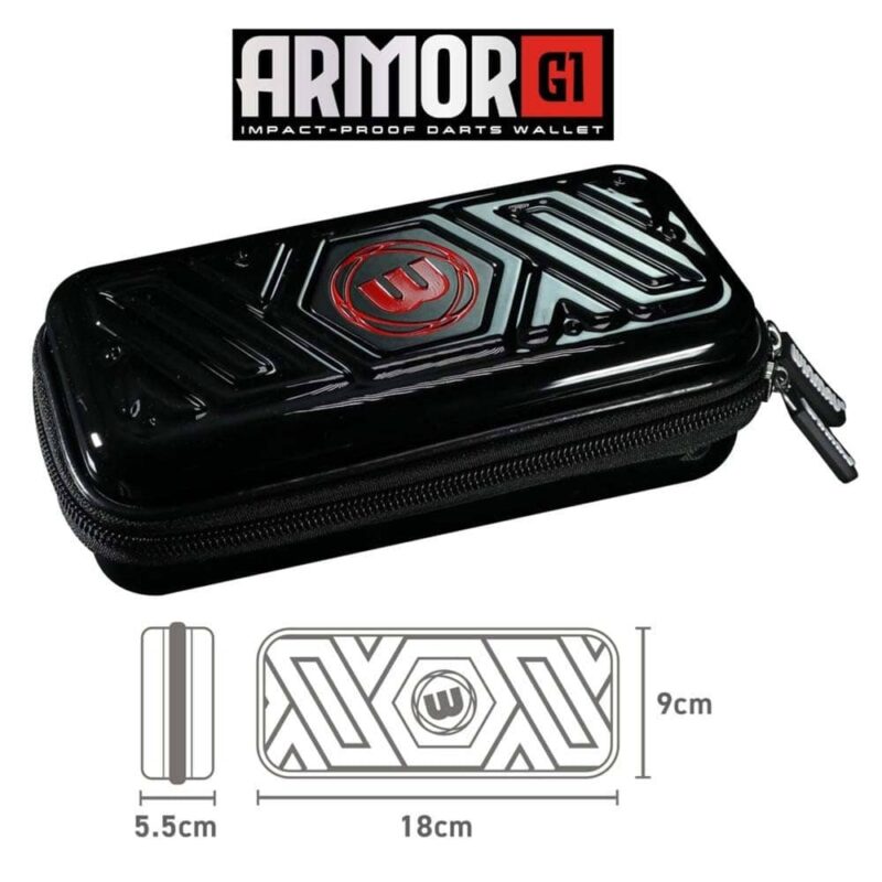 Billaresbalsalobre Funda Dardos Winmau Armor G1 Dart Wallet Negro 8345 - Imagen 2