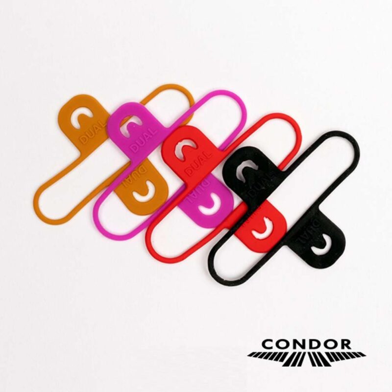 Billaresbalsalobre Gomas para estuche Condor Dual Belt Negro - Imagen 3