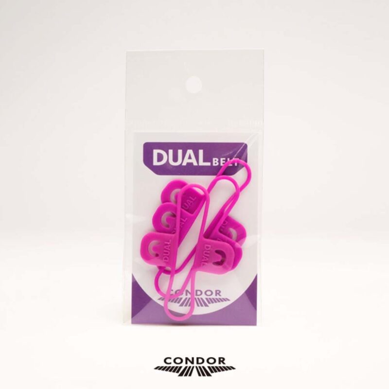 Billaresbalsalobre Gomas para estuche Condor Dual Belt Morado - Imagen 2