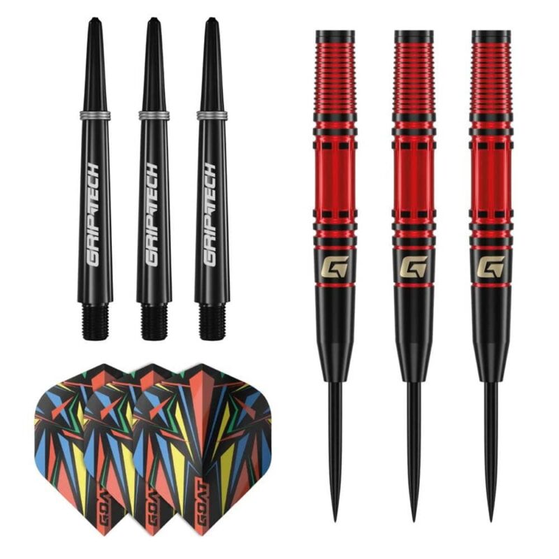 Billaresbalsalobre Dardos GOAT Athlete Red Steel Latón 11gr GD7000190 - Imagen 5