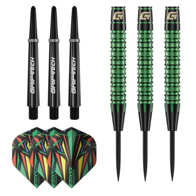 Billaresbalsalobre Dardos GOAT Athlete Green Steel Latón 10gr GD7000180 - Imagen 5