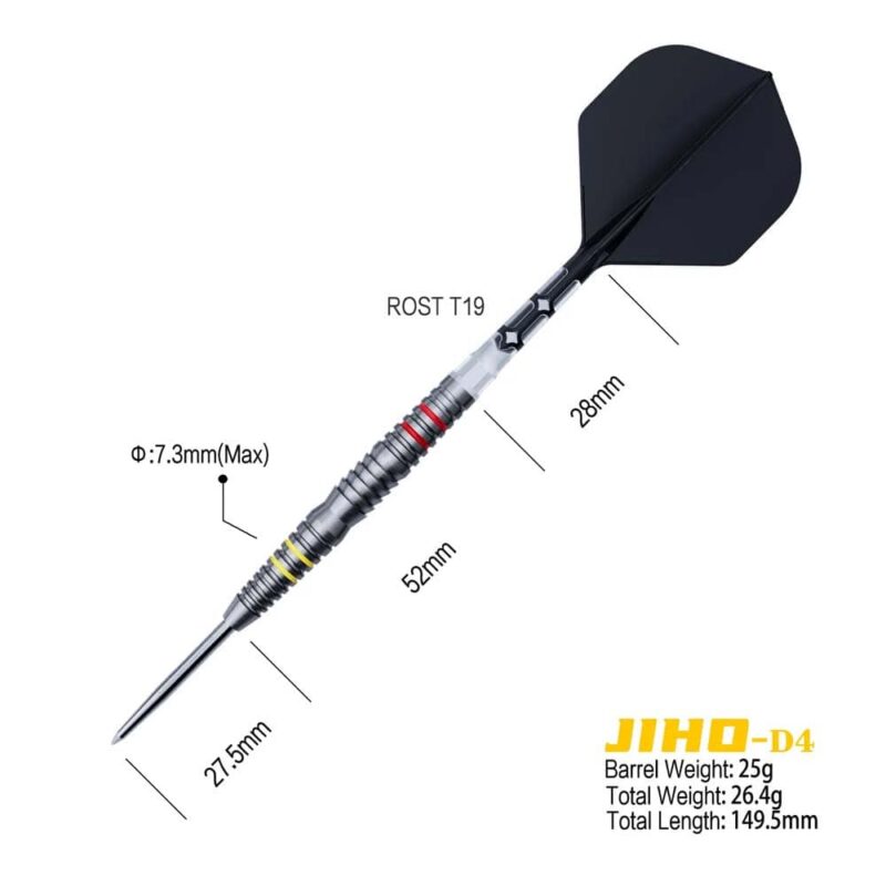Billaresbalsalobre Dardos Cuesoul Jiho D4 Steel 90% 25g CSJH-90Y25KJHD4 - Imagen 2