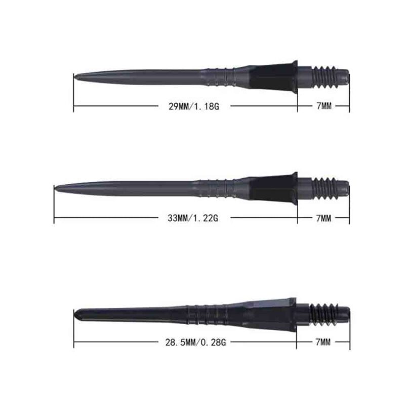 Billaresbalsalobre Puntas Cuesoul OTO Small Thread Soft Tip 2ba Black 28.5mm 80 unit. CSDA-A1127 - Imagen 8