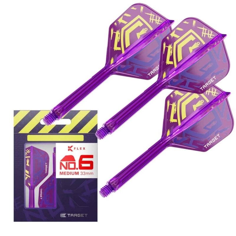 Billaresbalsalobre Plumas Target K-Flex No.6 Shape Short Luke Littler World Champion 2025 410180 - Imagen 4