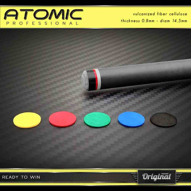Billaresbalsalobre Refuerzo para virola Original Atomic Fiber Pad Amarillo 05375-YL - Imagen 3