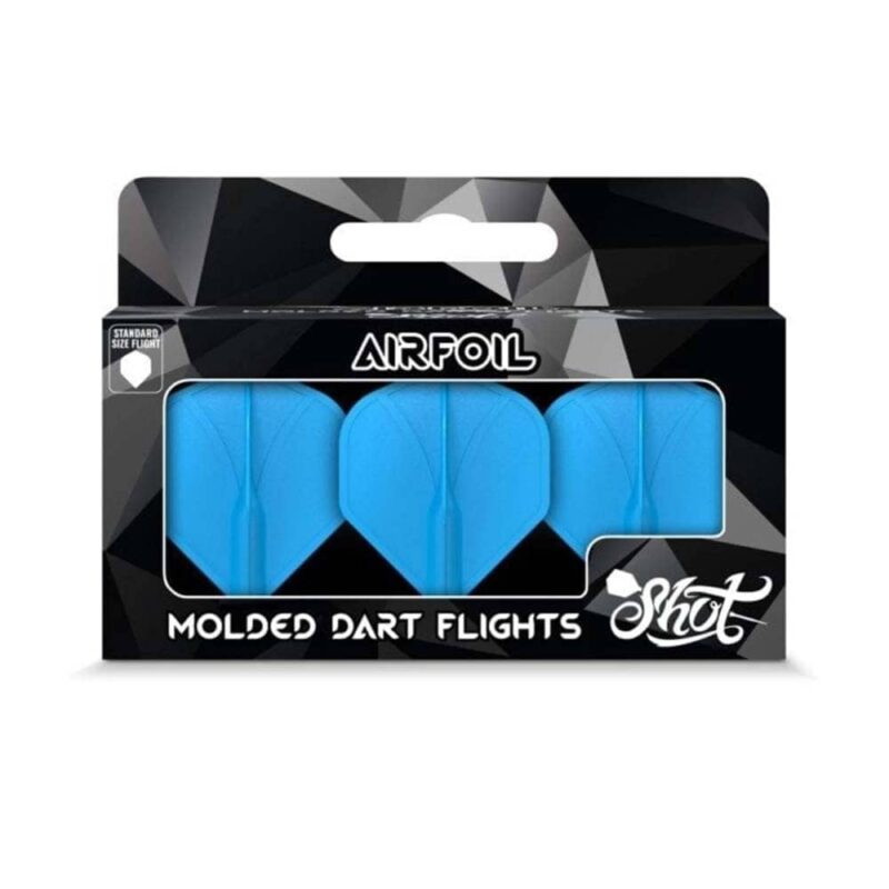 Billaresbalsalobre Plumas Shot Airfoil Molded Flight No.2 Blue SH-SF5505-B - Imagen 5