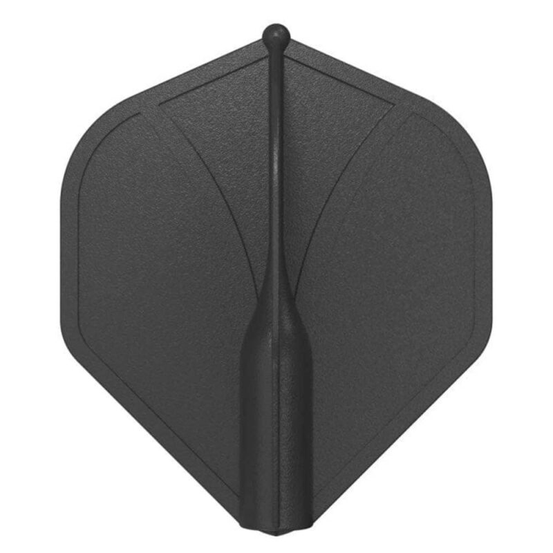 Billaresbalsalobre Plumas Shot Airfoil Molded Flight No.2 Black SH-SF5505-BL - Imagen 2