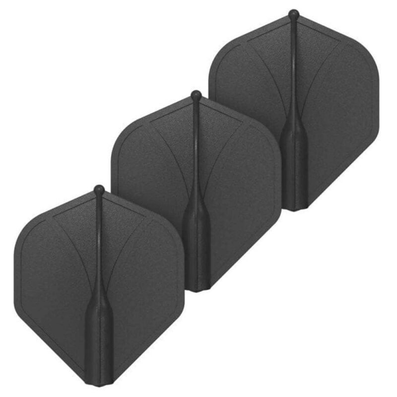 Billaresbalsalobre Plumas Shot Airfoil Molded Flight No.2 Black SH-SF5505-BL - Imagen 3