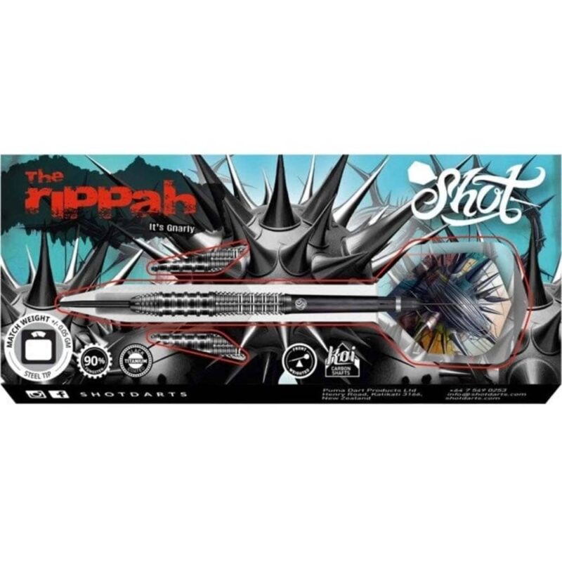 Billaresbalsalobre Dardos Shot Gnarly Rippah 90% 23gr SH-GRST-23 - Imagen 5