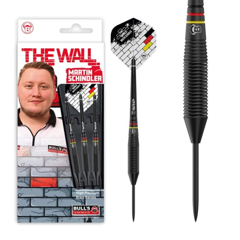 Billaresbalsalobre Dardos Bulls Darts DE Martin Schindler Latón Negro 21gr 12711 - Imagen 2