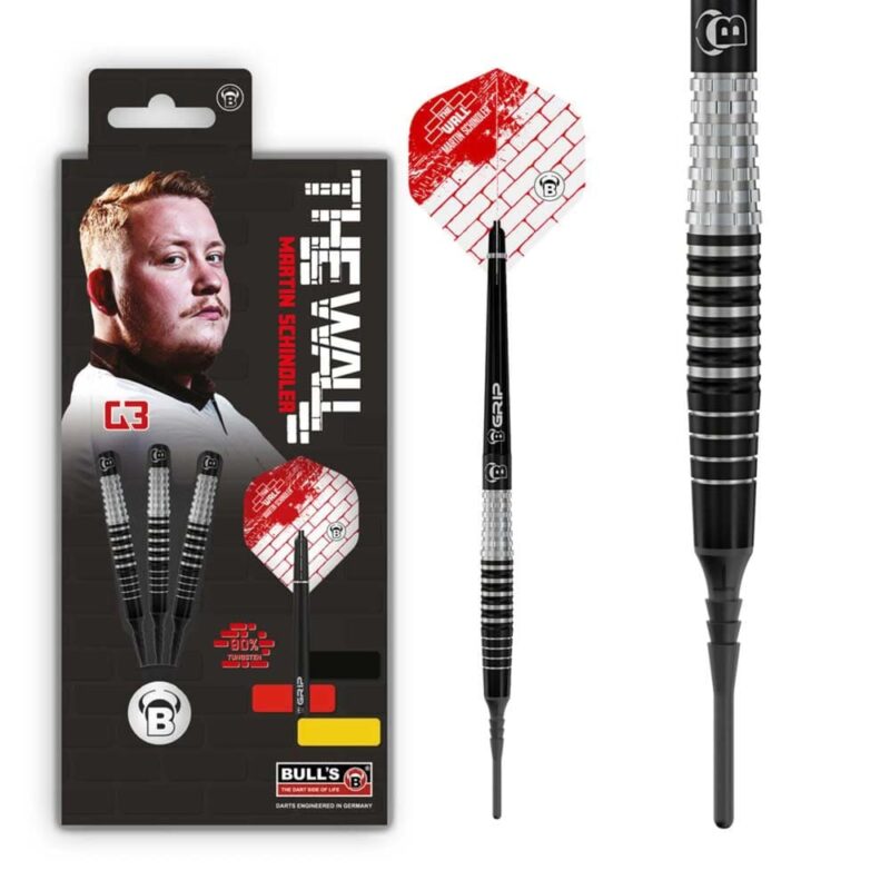 Billaresbalsalobre Dardos Bulls Darts DE Martin Schindler G3 90% 18gr 19778 - Imagen 2