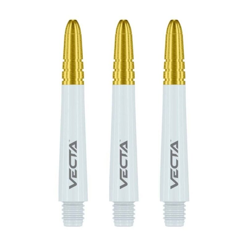 Billaresbalsalobre Cañas Winmau Darts Vecta Shaft Blanco Dorado 40mm  7025.213 - Imagen 2