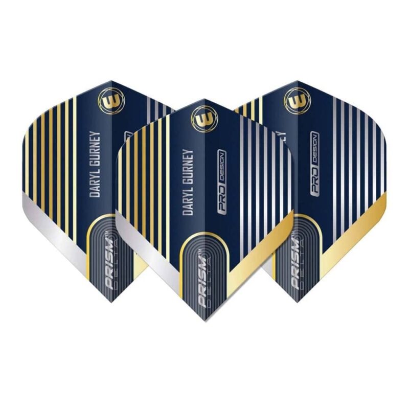 Billaresbalsalobre Plumas Winmau Darts Standard Prism Delta Daryl Gurney Azul Oro 6915.285 - Imagen 3
