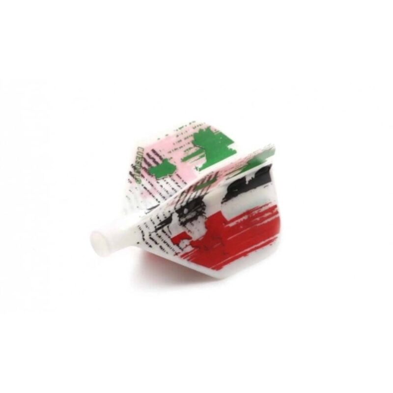 Billaresbalsalobre Plumas Flights Darts Cuesoul Tero AK4 Bandera Italia Standard CS-AK4+2-3 - Imagen 4