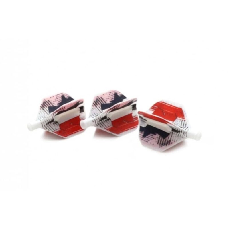 Billaresbalsalobre Plumas Flights Darts Cuesoul Tero AK4 Bandera Francia Standard CS-AK4+2-4 - Imagen 2