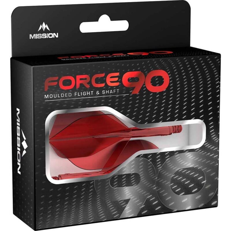 Billaresbalsalobre Plumas Mission Force 90 Gradient No2 Rojo Transparente - Imagen 3