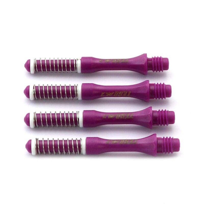 Billaresbalsalobre Cañas Shaft Cuesoul Tero Flights Purple Slim E 40mm AK7 CS-AK7+10XE40 - Imagen 3