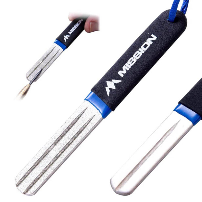 Billaresbalsalobre Afilador De Puntas Mission Diamond Point Sharpener Largo Azul X1804