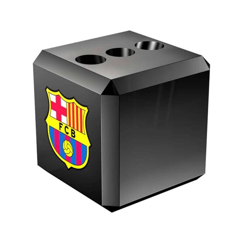 Billaresbalsalobre Expositor de dardos Cube con licencia oficial del FC Barcelona BX234