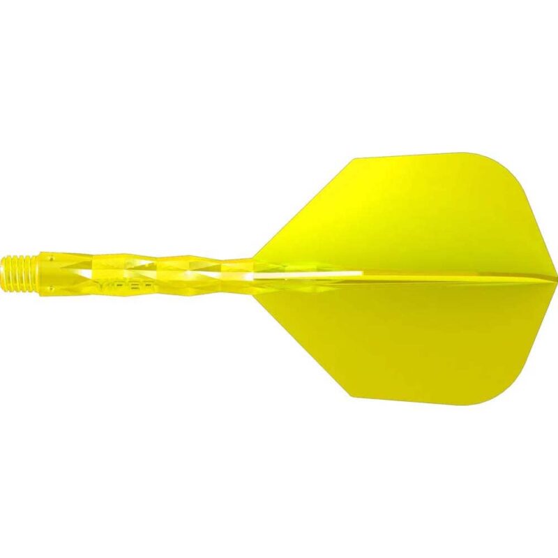 Billaresbalsalobre Plumas Viper Diamond Core Standard Amarillo Neon Larga 35-5330-11 - Imagen 3