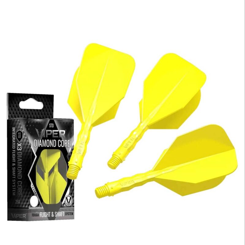 Billaresbalsalobre Plumas Viper Diamond Core Standard Amarillo Neon Intermedia 67mm 35-5328-11 - Imagen 3