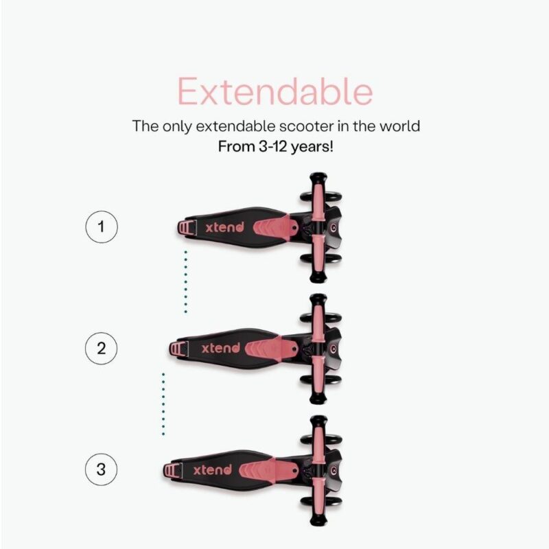 Billaresbalsalobre Patinete Smartrike Xtend Scooter-Ride On Salmón ST1306 - Imagen 4