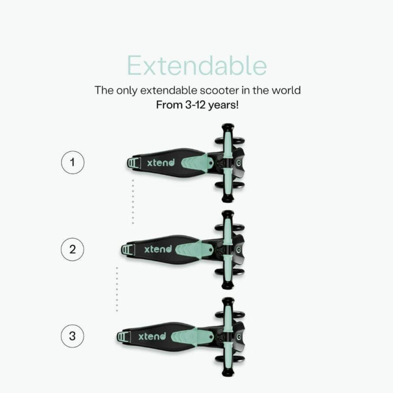 Billaresbalsalobre Patinete Smartrike Xtend Scooter-Ride On Verde Menta ST1308 - Imagen 4