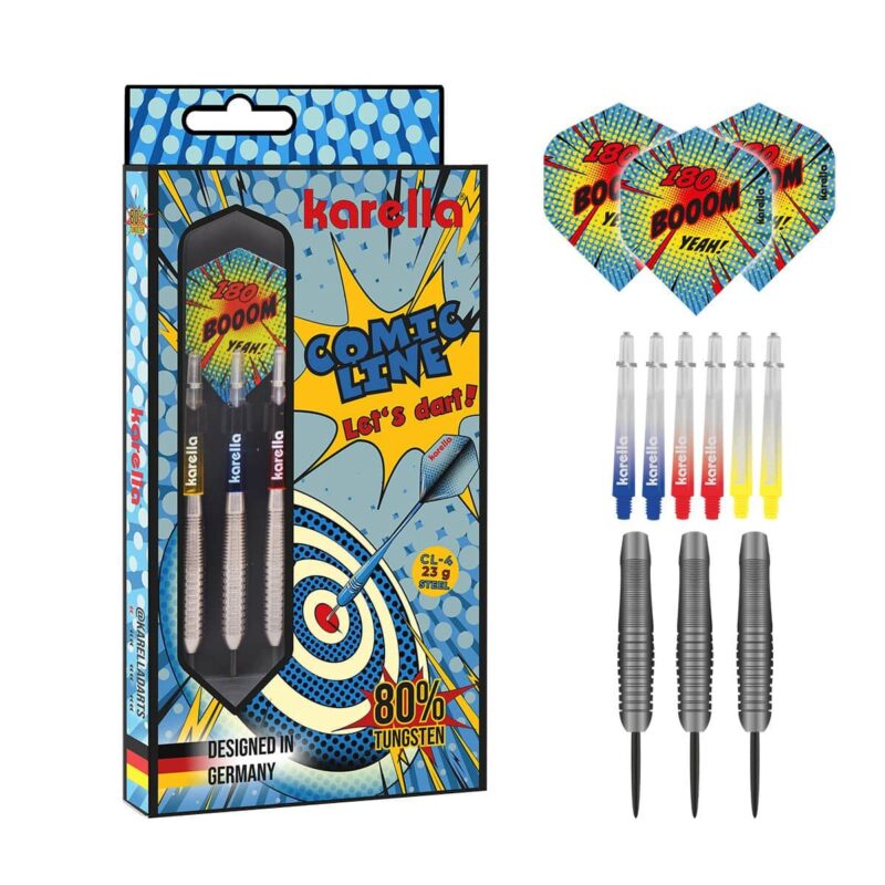 Billaresbalsalobre Dardos Karella Línea Comic CL-4 Steel 23gr 8399.04 - Imagen 2