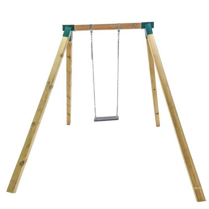 Billaresbalsalobre Columpio individual madera cuadrada Masgames Karai Deluxe Adultos Asientos con Cadenas MA700069