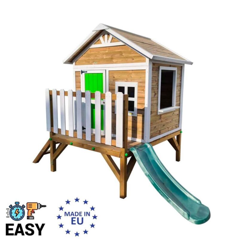 Billaresbalsalobre Casita elevada Masgames Flam (60 cm) madera panelada MA806585X - Imagen 2