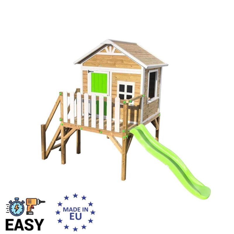 Billaresbalsalobre Casita elevada Masgames Flam (90 cm) madera panelada MA809585X - Imagen 2
