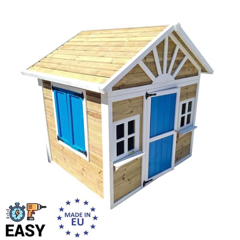 Billaresbalsalobre Casita infantil Masgames Visby madera panelada MA800583X - Imagen 2