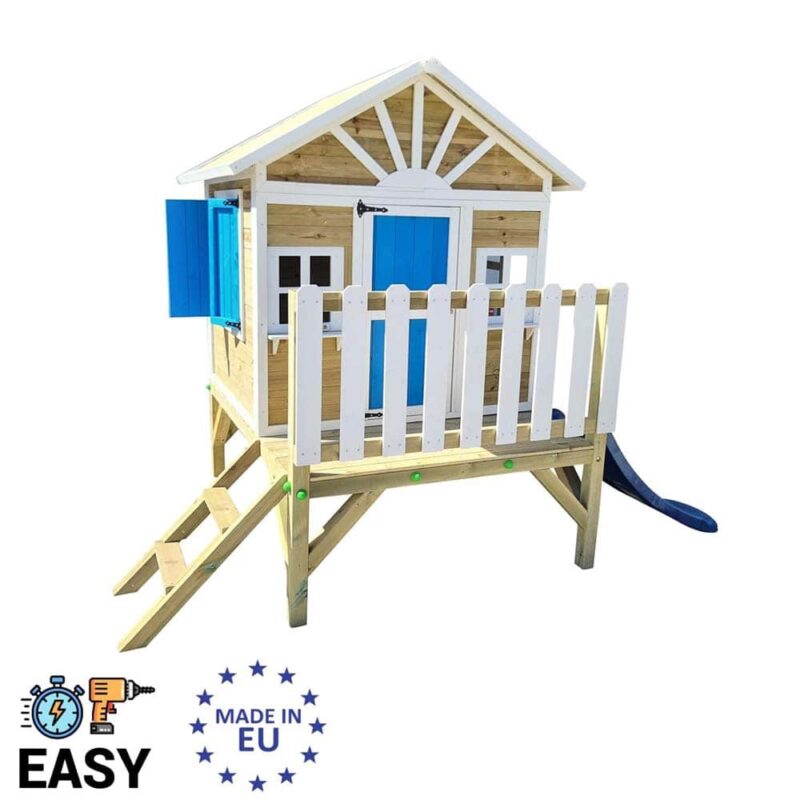 Billaresbalsalobre Casita elevada Masgames Visby (60 cm altura) madera panelada MA806599X - Imagen 2