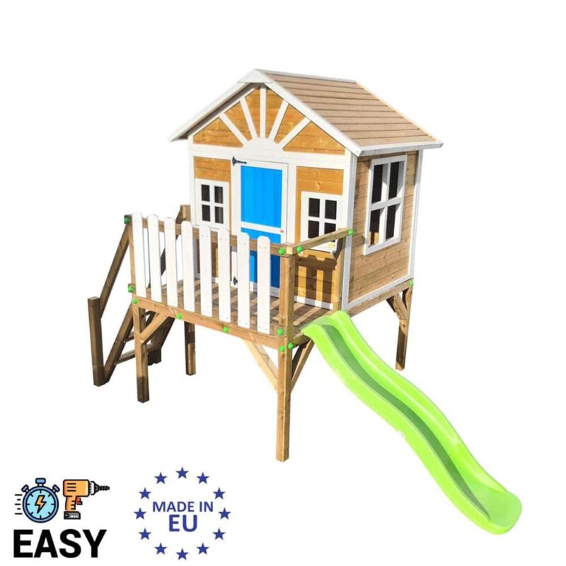 Billaresbalsalobre Casita elevada Masgames Visby (90 cm altura) madera panelada MA809599X - Imagen 2
