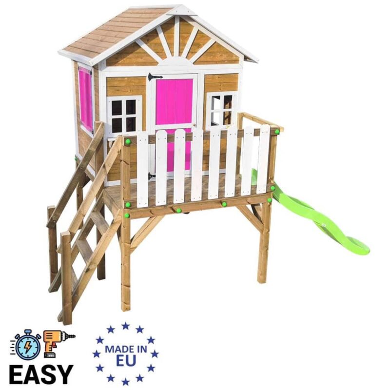 Billaresbalsalobre Casita elevada Masgames Visby (90 cm altura) madera panelada MA809599X - Imagen 3